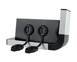 Pied de table - FUTURA & VITUS W - Boîtier option pour Panel PC FUTURA - 2xUSB