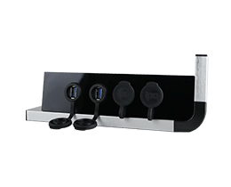 Pied de table - FUTURA & VITUS W - Boîtier option pour Panel PC FUTURA - 4xUSB